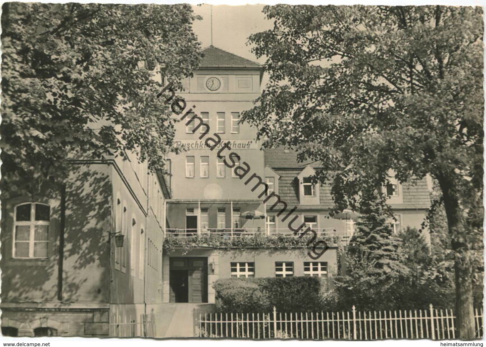 Bad Wilsnack - Puschkin-Kurhaus - Foto-AK Grossformat - Verlag Gebr. Garloff Magdeburg Gel. 1961 - Bad Wilsnack