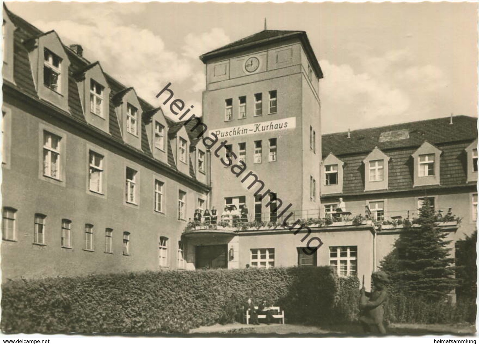 Bad Wilsnack - Puschkin-Kurhaus - Foto-AK Grossformat 50er Jahre - VEB Volkskunstverlag Reichenbach - Bad Wilsnack