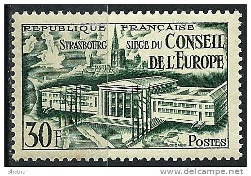 FR YT 923 " Conseil De L'Europe à Strasbourg " 1952 Neuf** - Unused Stamps