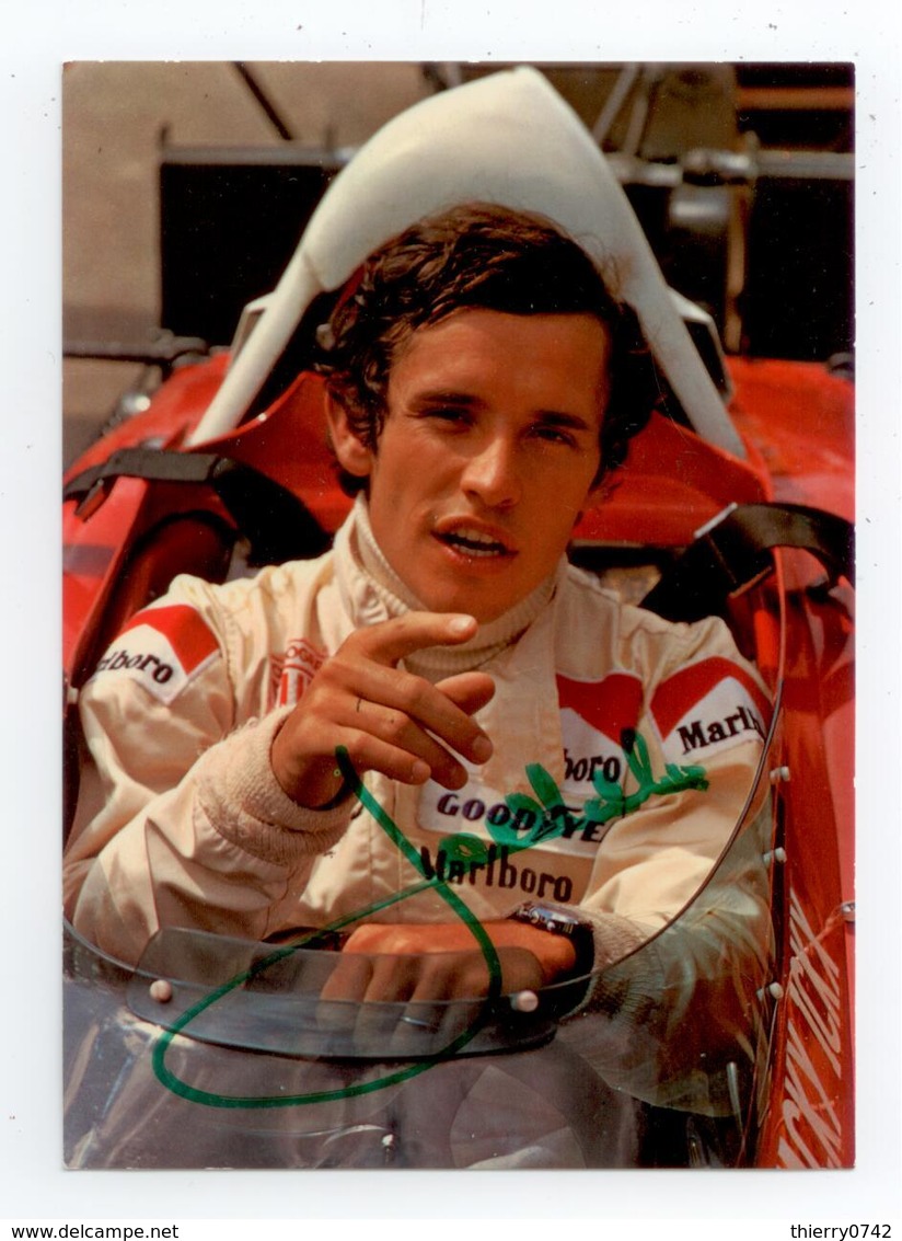 1970 /76 CARTE DEDICACE AUTOGRAPHE ORIGINAL JACKY ICKX F1 FORMULE 1 TBE - Automobile - F1