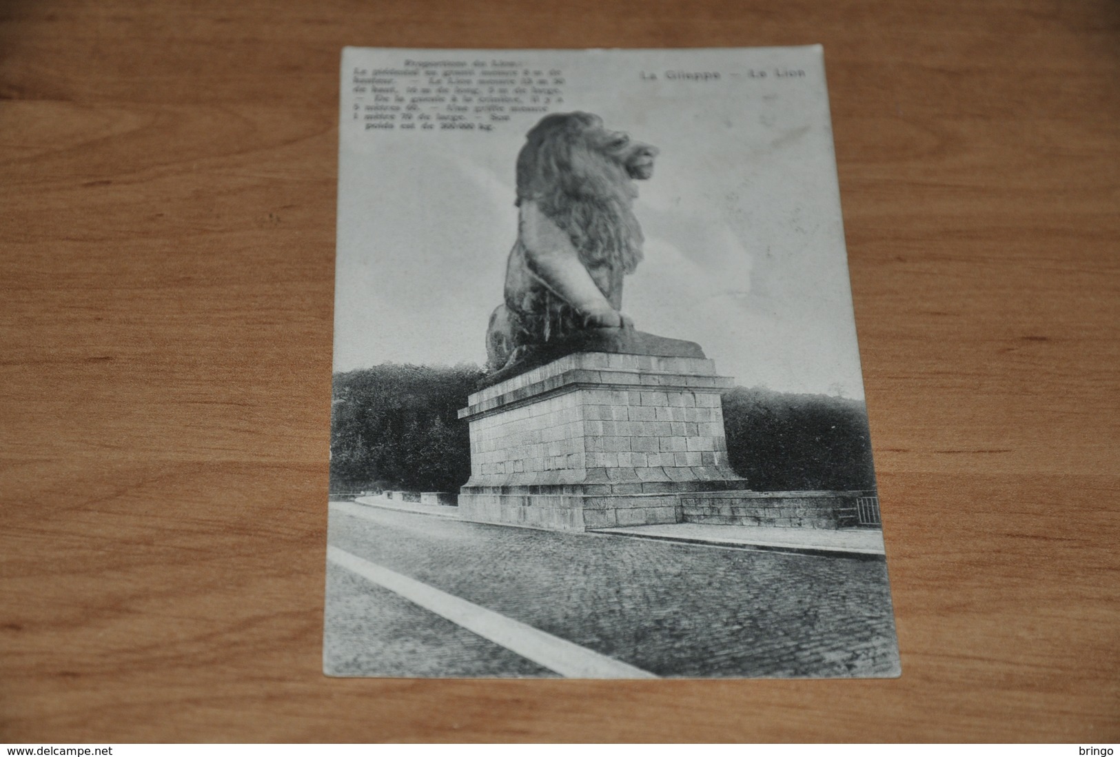 1077- La Gileppe, Le Lion - 1907 - Gileppe (Stuwdam)