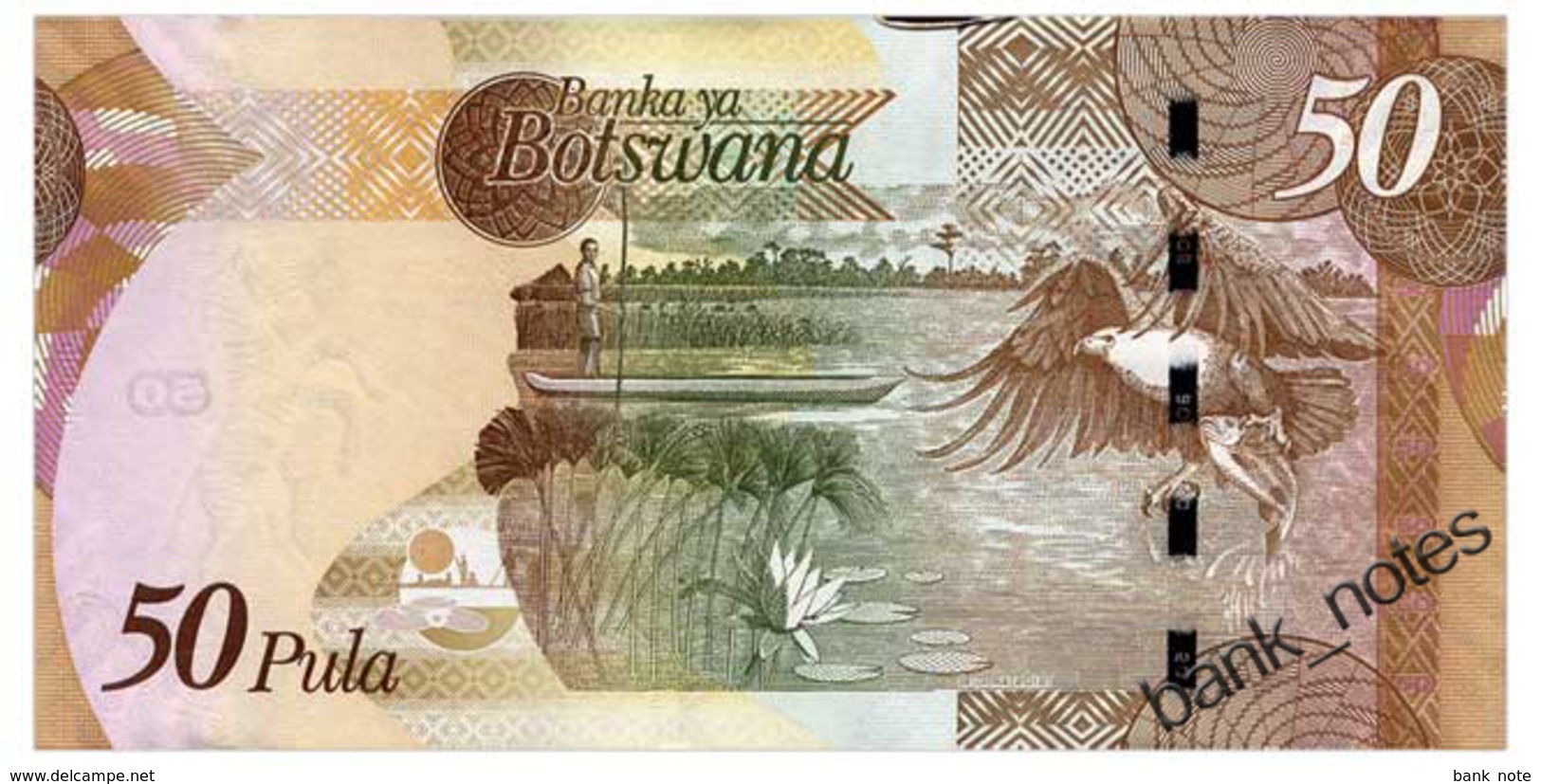 BOTSWANA 50 PULA 2012 Pick 32b AUnc - Botswana