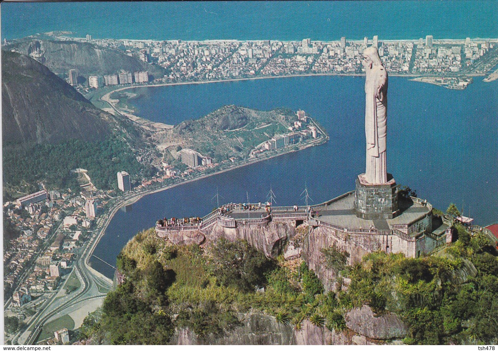 BRASIL  TURISTO--RIO DE JANEIRO--vista Aéréa Do Corcovado Com--voir 2 Scans - Autres