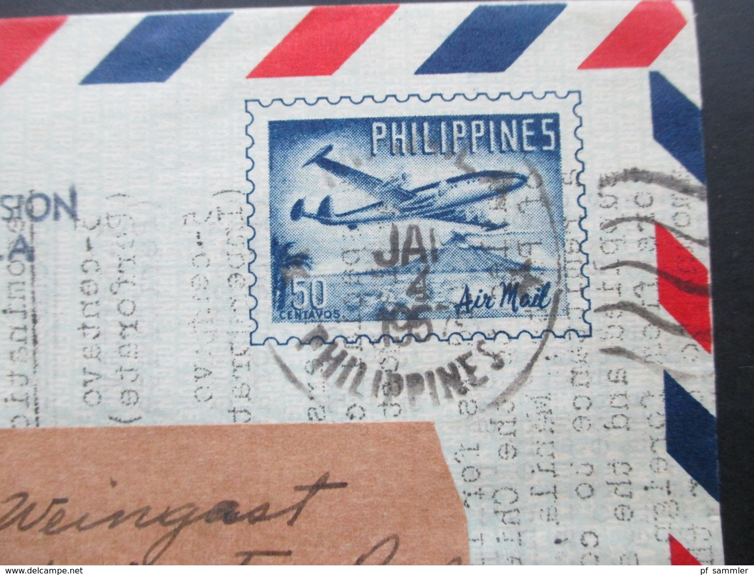 Philippines / Philippinen 1957 Aerogramme Department Of Public Works And Communications Bureau Of Posts - Philippines