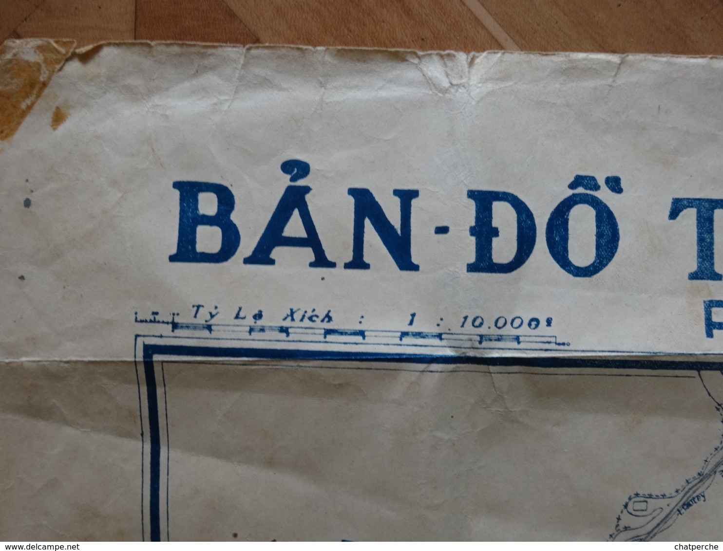 CARTE HANOI VIETNAM  EDITEE EN 1949  BAN-DO THANI-PHO HANOI QUARTIER ECHELLE 1 / 10.000 - Autres & Non Classés
