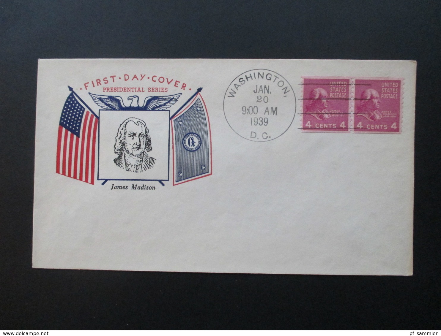 USA 1939 Präsidenten u. Persönlichkeiten 13 Belege / FDC senkrechte u. waagerechte Paare aus Rollen! Satz!