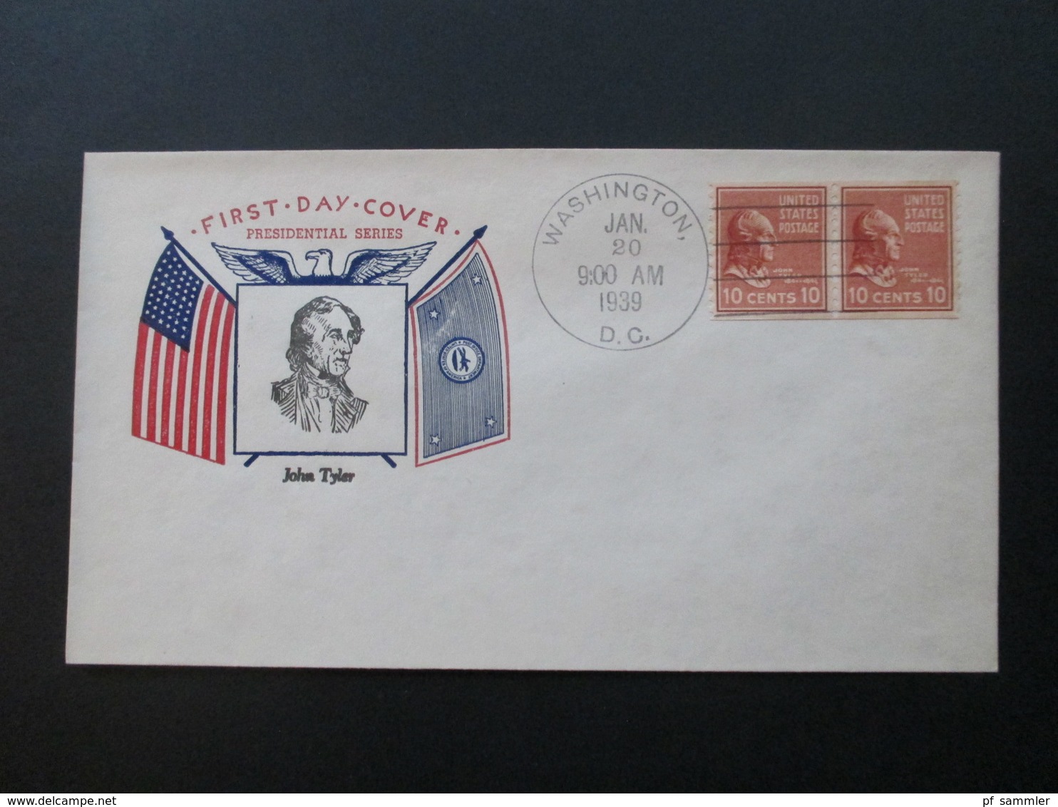 USA 1939 Präsidenten u. Persönlichkeiten 13 Belege / FDC senkrechte u. waagerechte Paare aus Rollen! Satz!