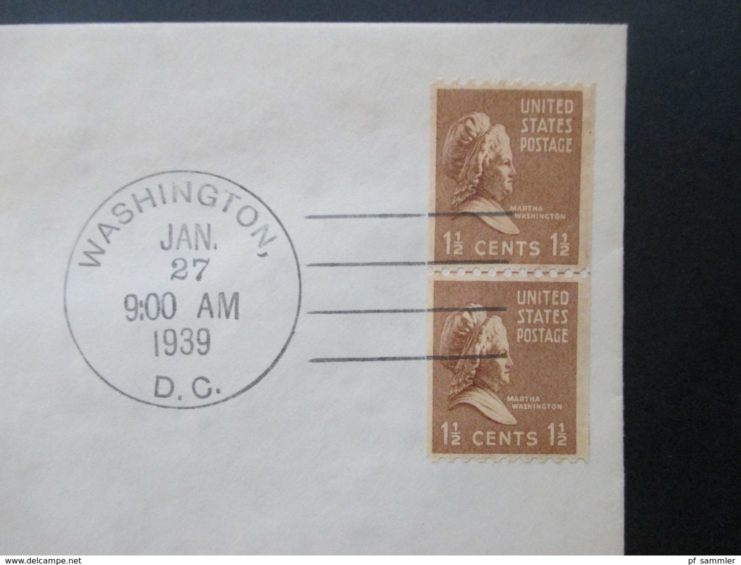 USA 1939 Präsidenten u. Persönlichkeiten 13 Belege / FDC senkrechte u. waagerechte Paare aus Rollen! Satz!