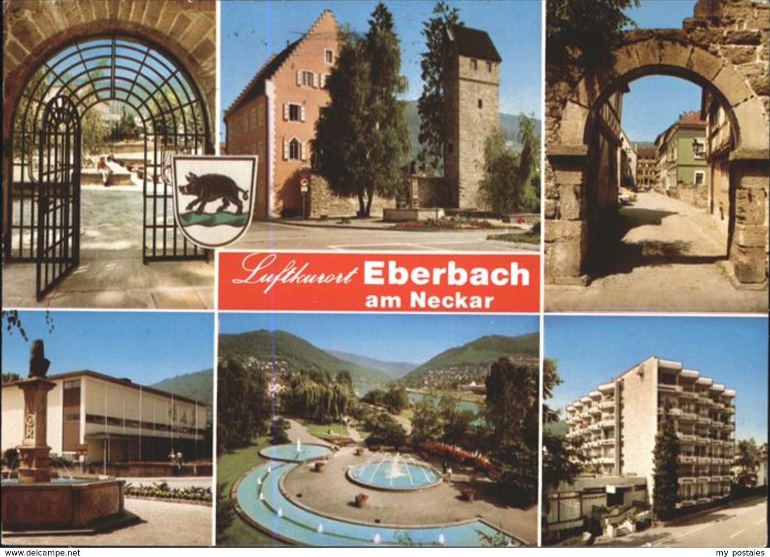 41258653 Eberbach Neckar Wappen Tor Freibad Eberbach - Eberbach