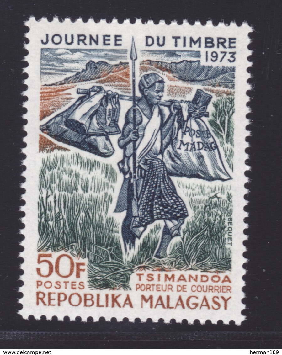 MADAGASCAR N°   522 ** MNH Neuf Sans Charnière, TB (D6757) Journée Du Timbre - Madagascar (1960-...)