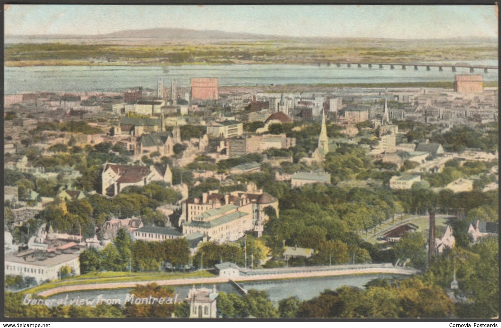 General View From Montreal, Quebec, C.1905-10 - European Post Card Co Postcard - Montreal