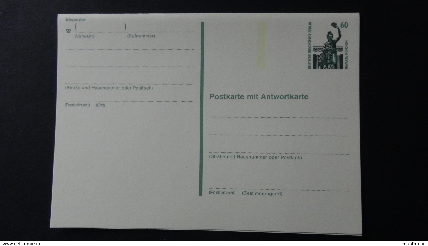 Germany - Berlin - 1990 - MI: P 138 F/A* - Look Scan - Postcards - Mint