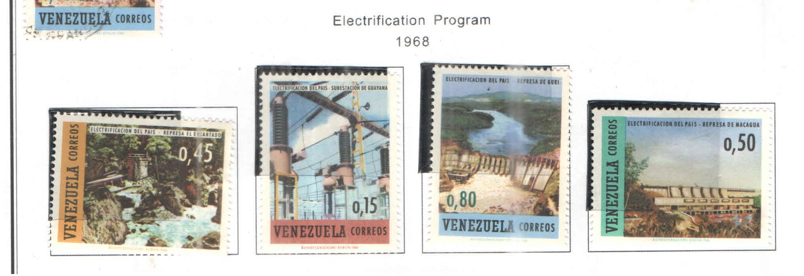 Venezuela PO 1968 Programma Elettr. Scott.919/922+ See Scans   On Scott.Page - Venezuela