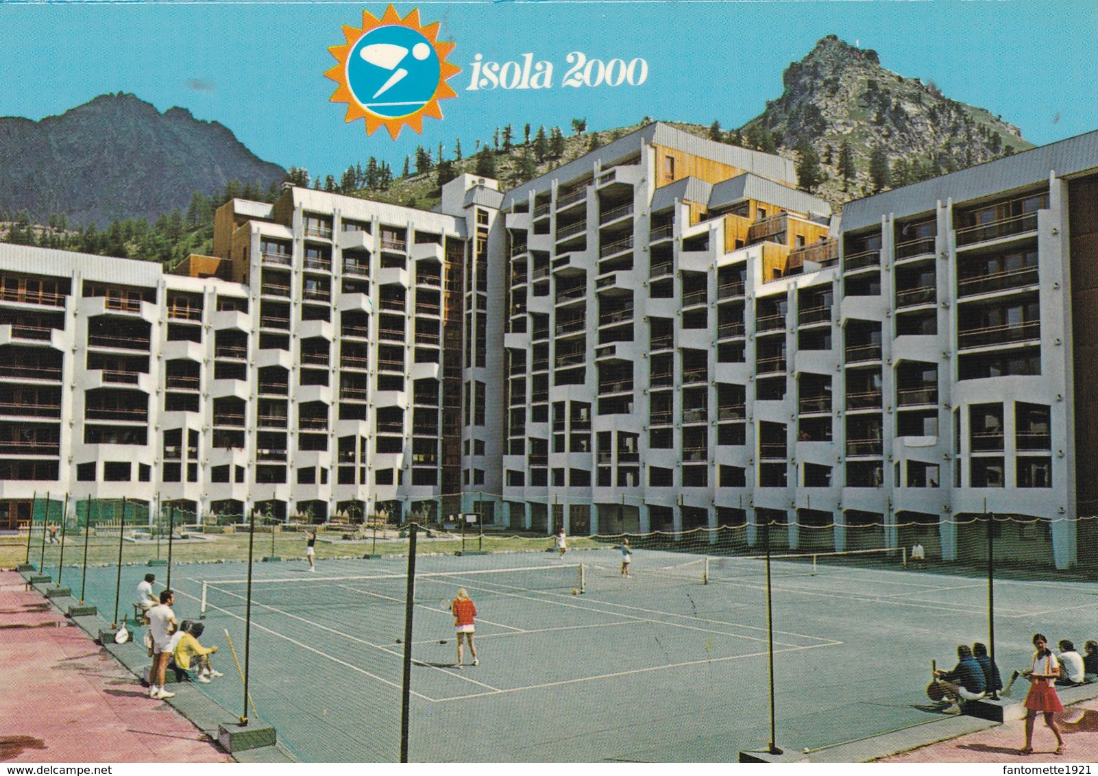 ISOLA 2000/LES COURS DE TENNIS DEVANT LES IMMEUBLES (dil360) - Andere & Zonder Classificatie