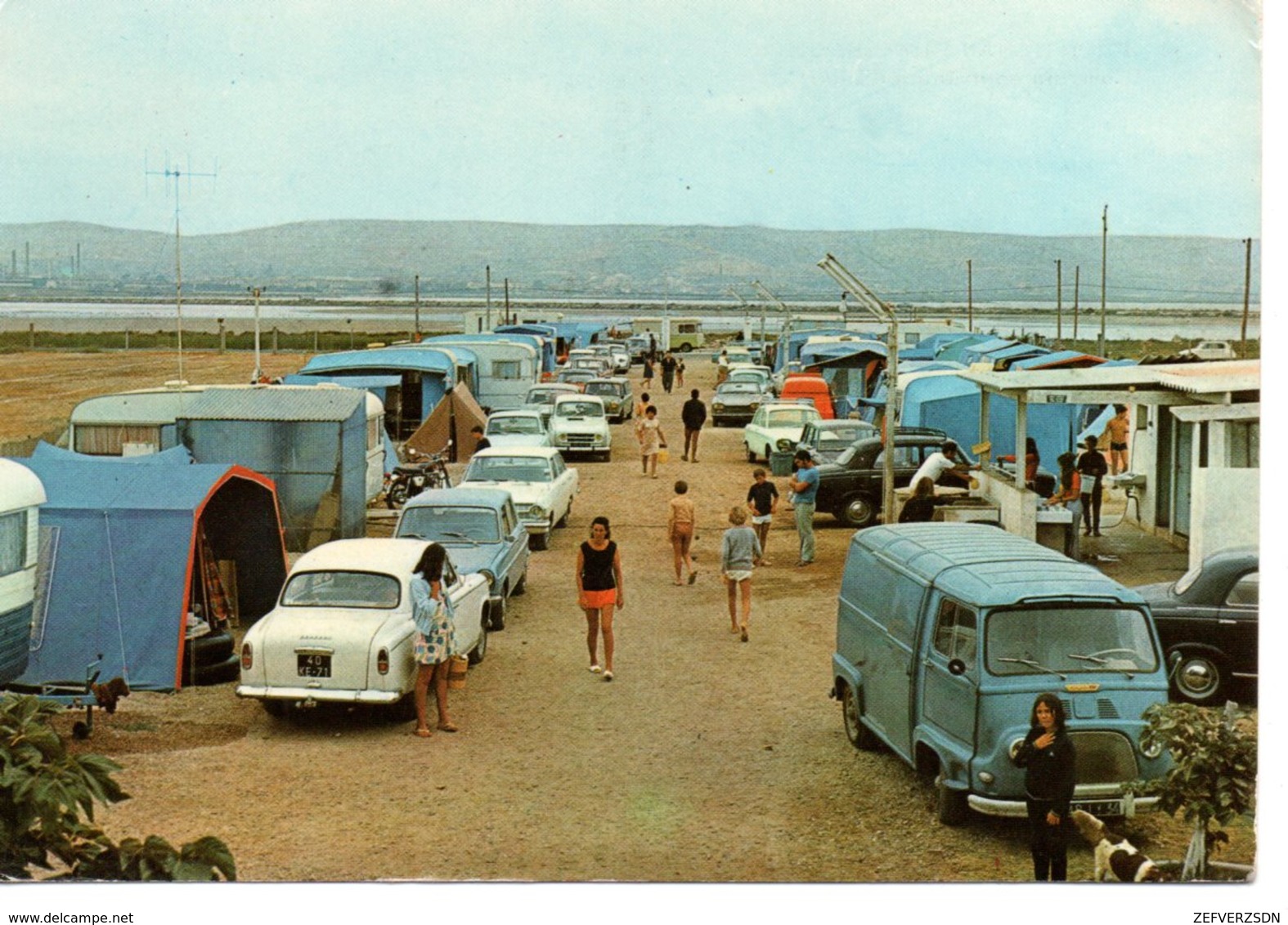 34 FRONTIGNAN CAMPING HERAULT INGRIL PEUGEOT 403 ESTAFETTE RENAULT - Frontignan