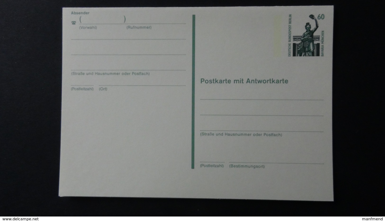 Germany - Berlin - 1989 - MI: P 133 F/A* - Look Scan - Postkaarten - Ongebruikt