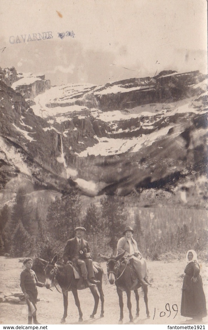 GAVARNIE/PROMENADE A DOS D'ANE/CARTE PHOTO (dil360) - Gavarnie