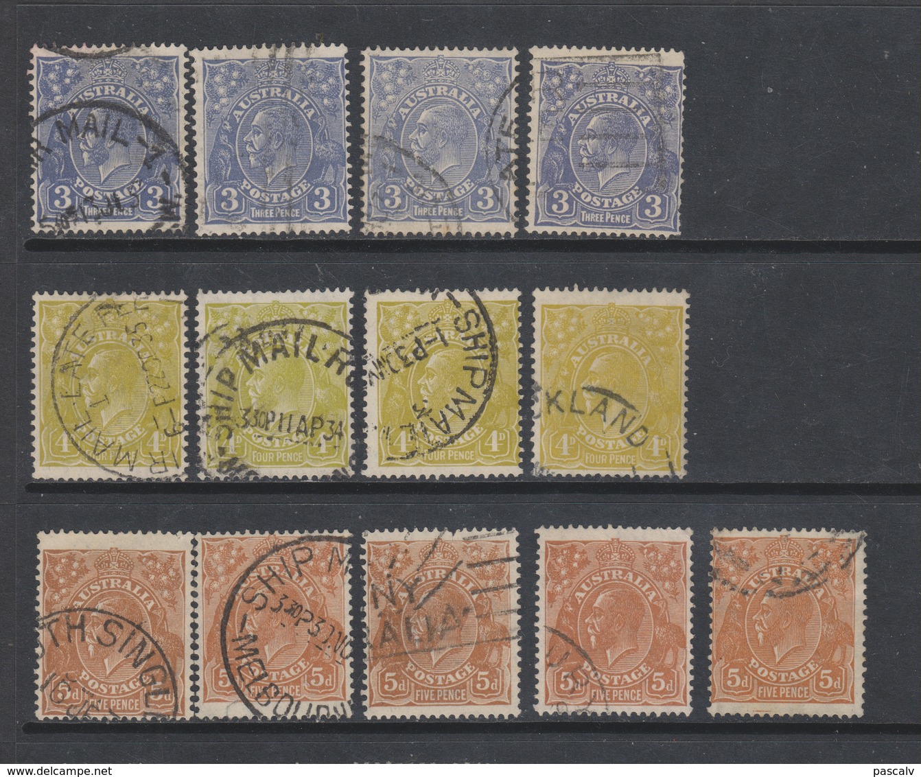 Emission De 1931 Filigrane VI Pour étude - Used Stamps