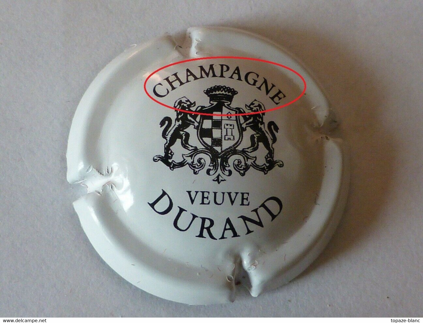 CAPSULE CHAMPAGNE / VEUVE DURAND - PETIT CHAMPAGNE / 1 - Durand (Veuve)