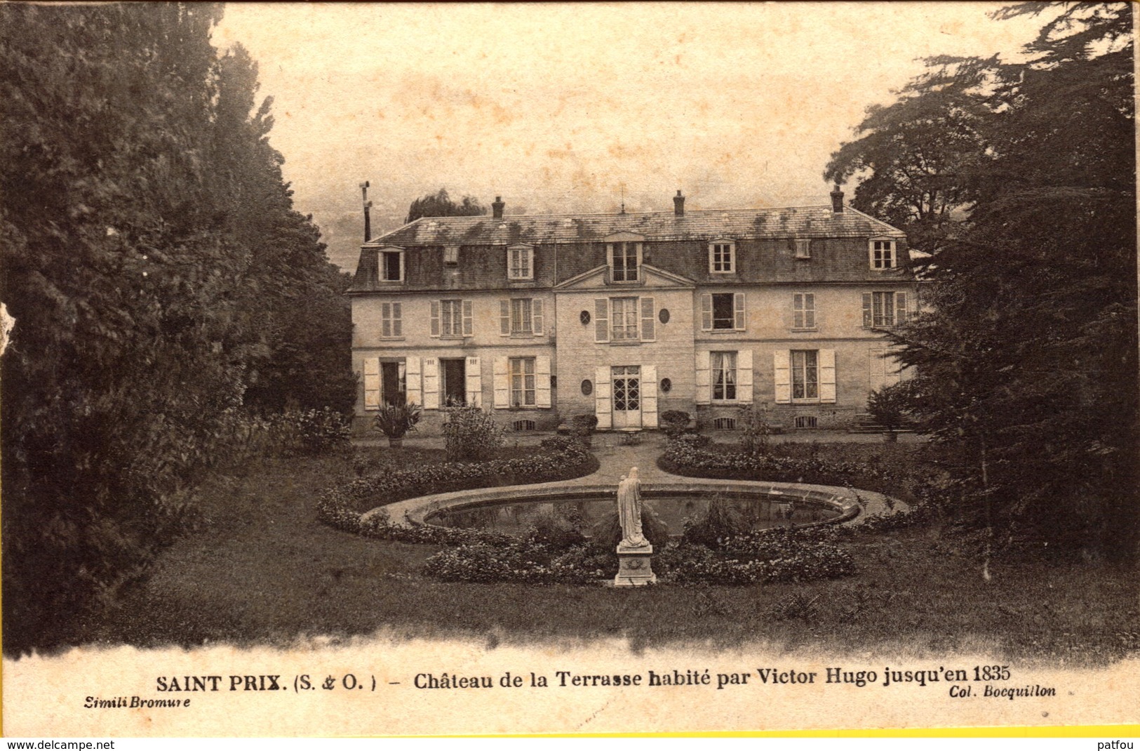 Saint Prix Chateau De La Terrasse Habité Par Vitor Hugo Jusqu'en 1835 - Autres & Non Classés