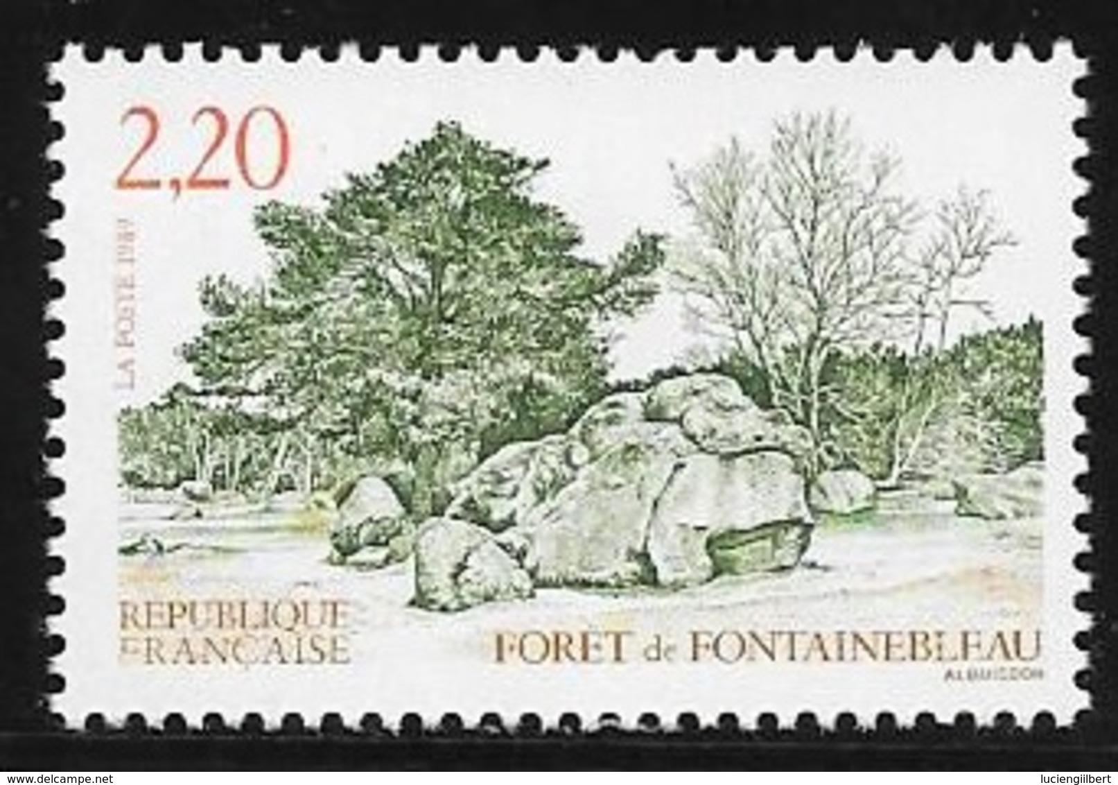 TIMBRE N° 2586  FRANCE - NEUF -  FORET FONTAINEBLEAU -  1989 - Unused Stamps