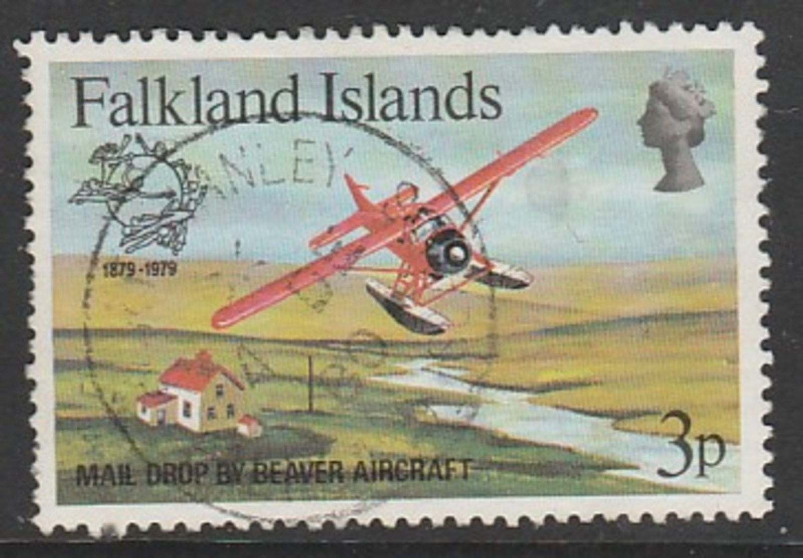 Falkland Islands 1979 The 100th Anniversary Of U.P.U. Membership 3 P Multicolored SW 292 O Used - Falkland Islands