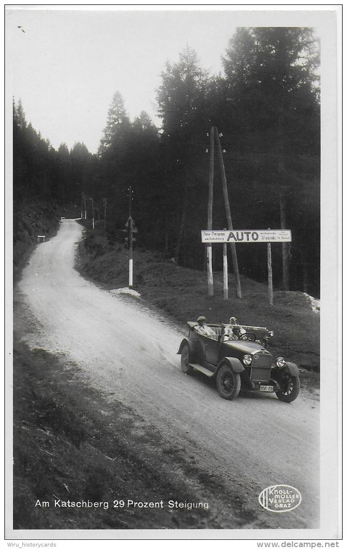 AK 0888  Oldtimer Am Katschberg - Verlag Knollmüller Um 1931 - PKW