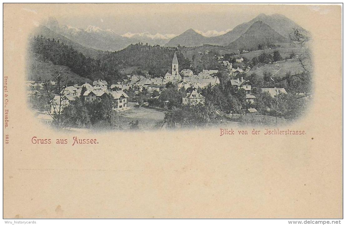 AK 0888  Bad Aussee Von Der Ischlerstrasse - Verlag Stengel &amp; Co Ca. Um 1900 - Ausserland