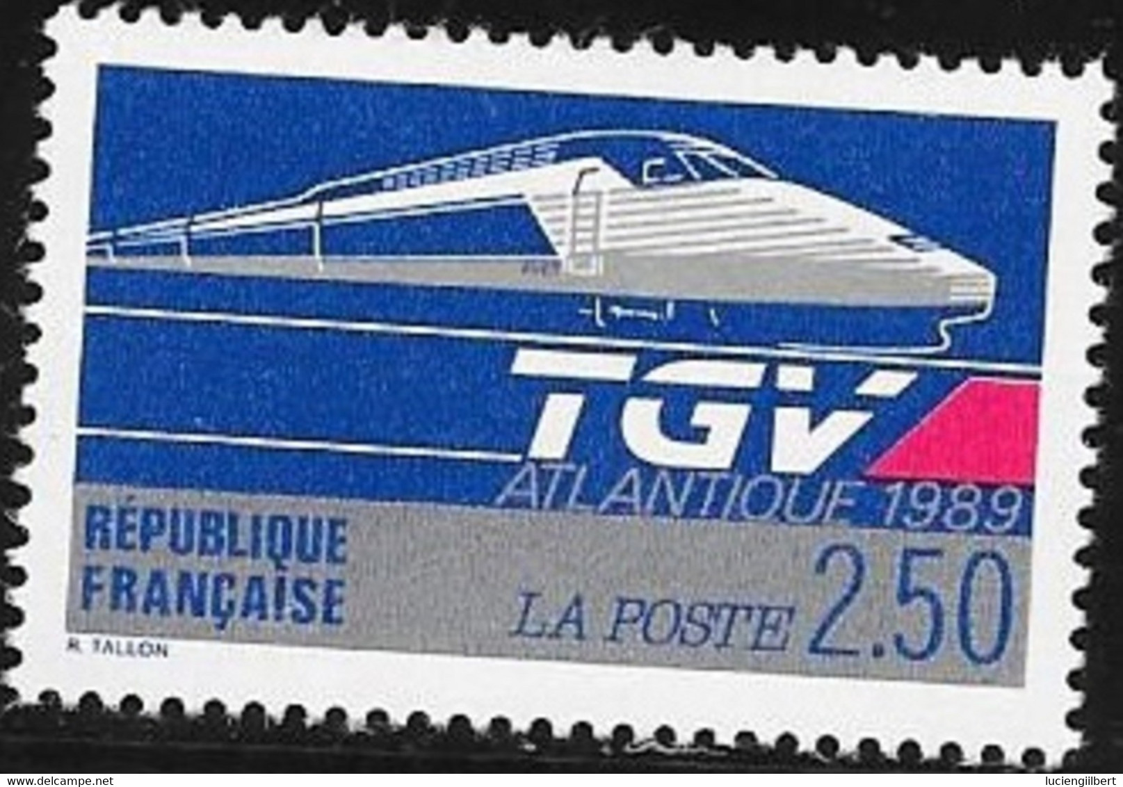 TIMBRE N° 2607  FRANCE - NEUF -  TGV ATLANTIQUE -  1989 - Ungebraucht
