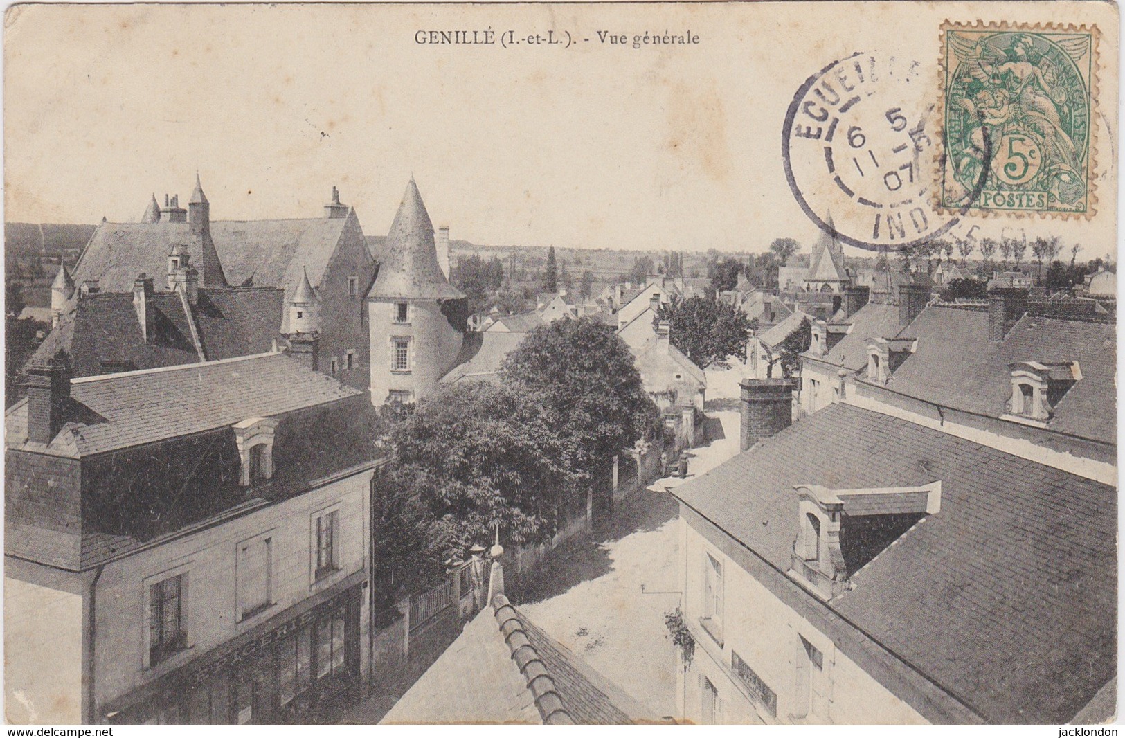 37 -  GENILLÉ  Vue Générale - Genillé