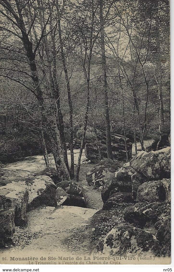 CPA 89 ( Yonne ) - Monastere De Ste Marie De La Pierre Qui Vire - Le Trinquelin A L'entree Du Chemin De Croix - Andere & Zonder Classificatie