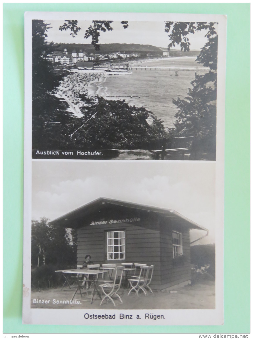 Germany Around 1920 Postcard ""Ostseebad Binz Rugen Beach"" - Sonstige & Ohne Zuordnung