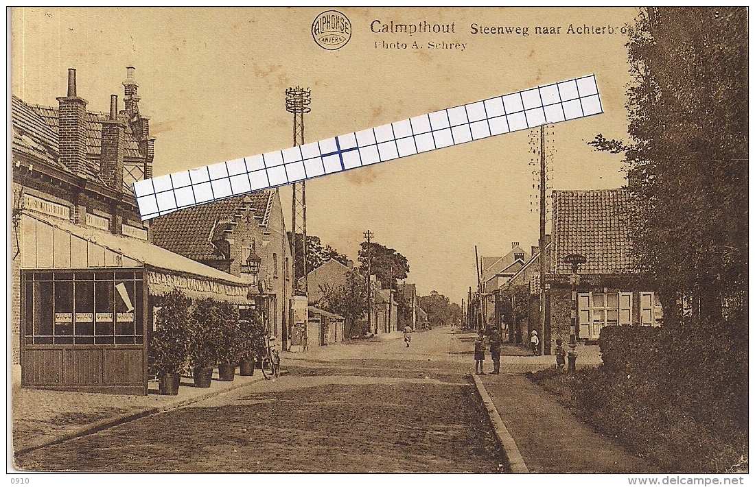 CALMPTHOUT-KALMTHOUT "STEENWEG NAAR ACHTERBROECK"UITG.VAN LOON - Kalmthout