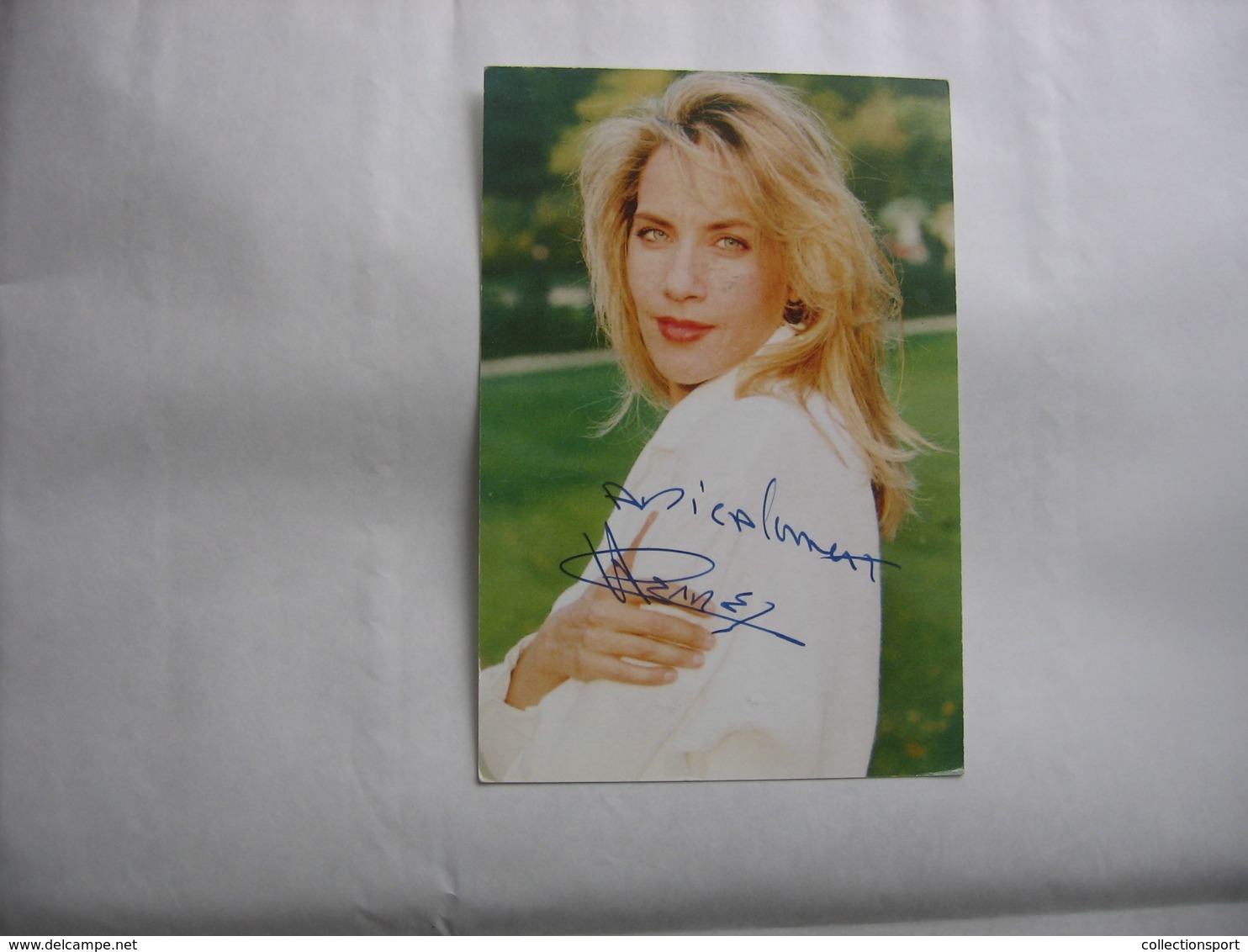 Chanson - Autographe - Carte Signée Corinne Hermès - Autres & Non Classés