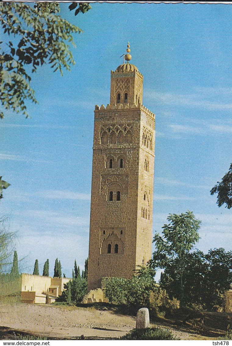 MAROC---MARRAKECH---( La Mosquée De La Koutoubia )--voir 2 Scans - Marrakech