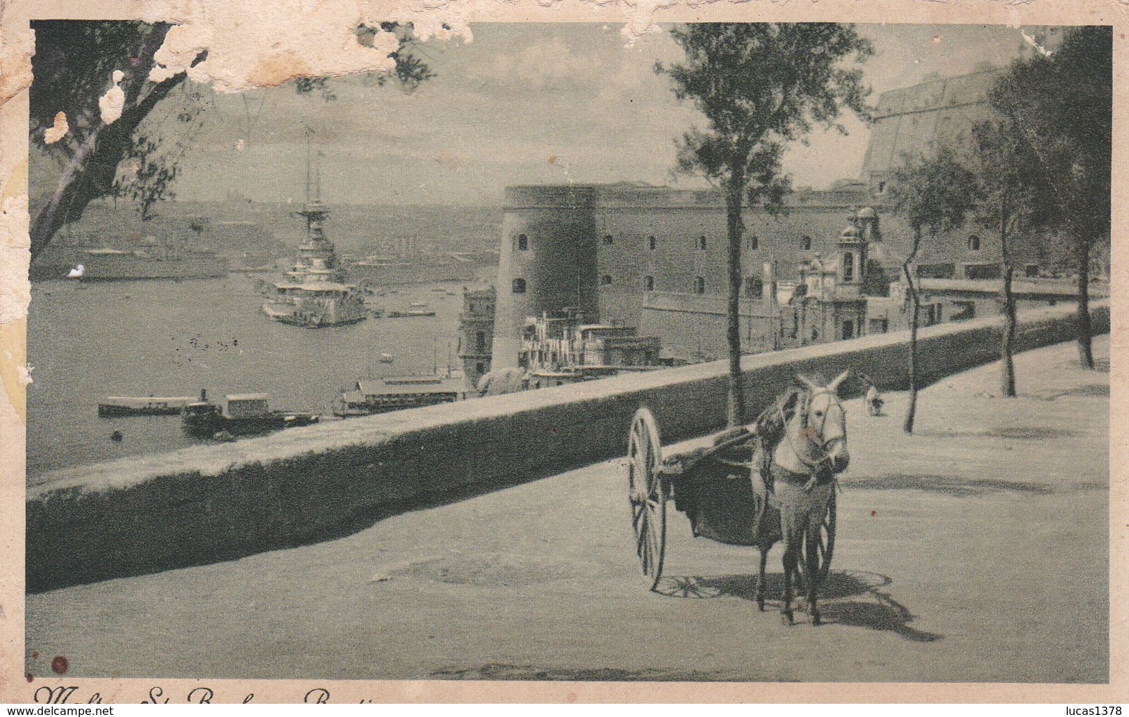 MALTA / ST BARBARA BASTION / CIRC 1937 - Malta