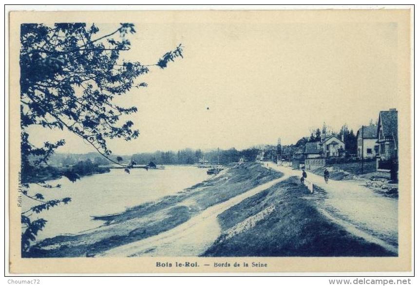 (77) 027, Bois Le Roi, Gravier, Bords De La Seine, Non Voyagée, TB - Bois Le Roi