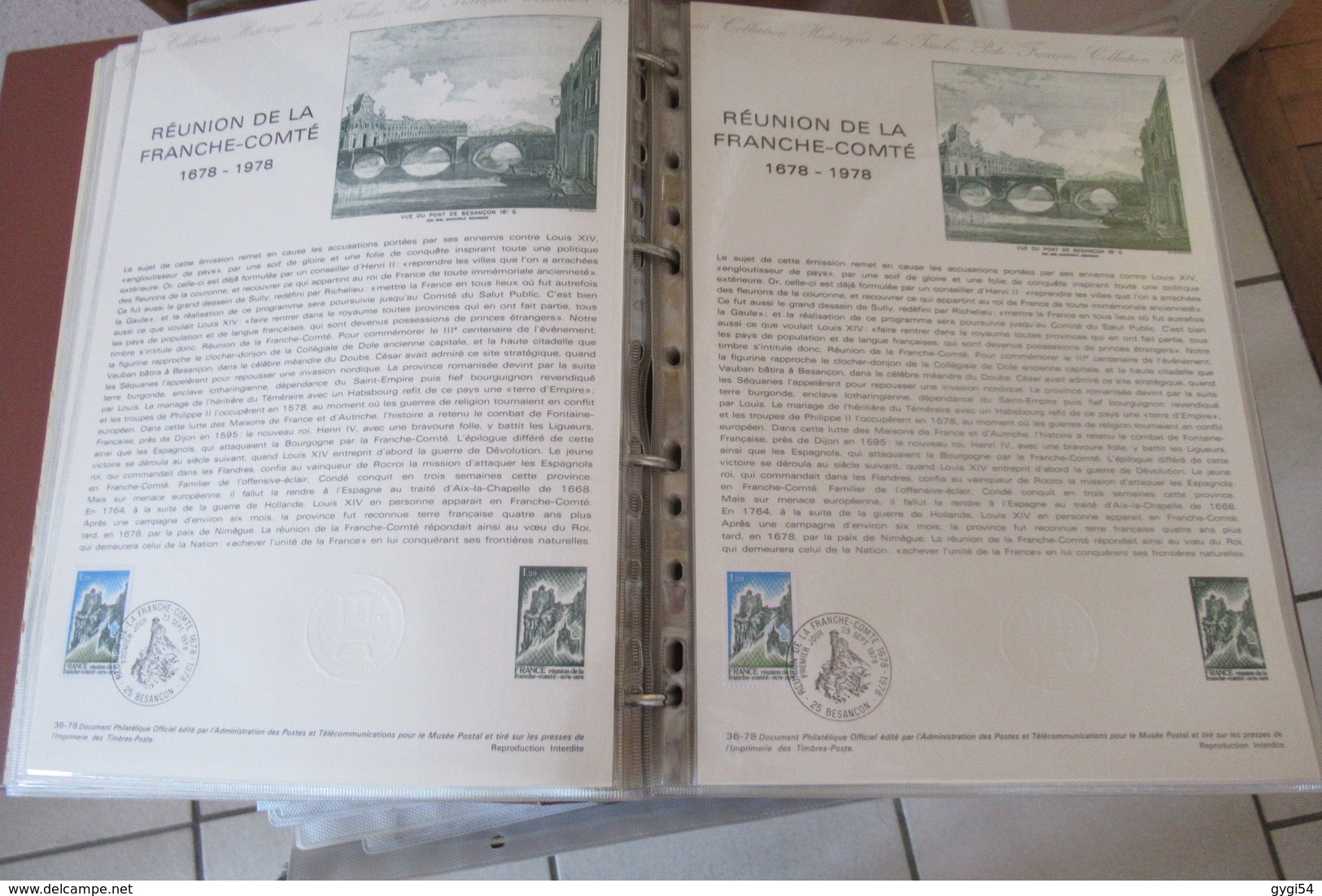 78 Documents Officiels  de la Poste 03 06 1978 à 1979  complet