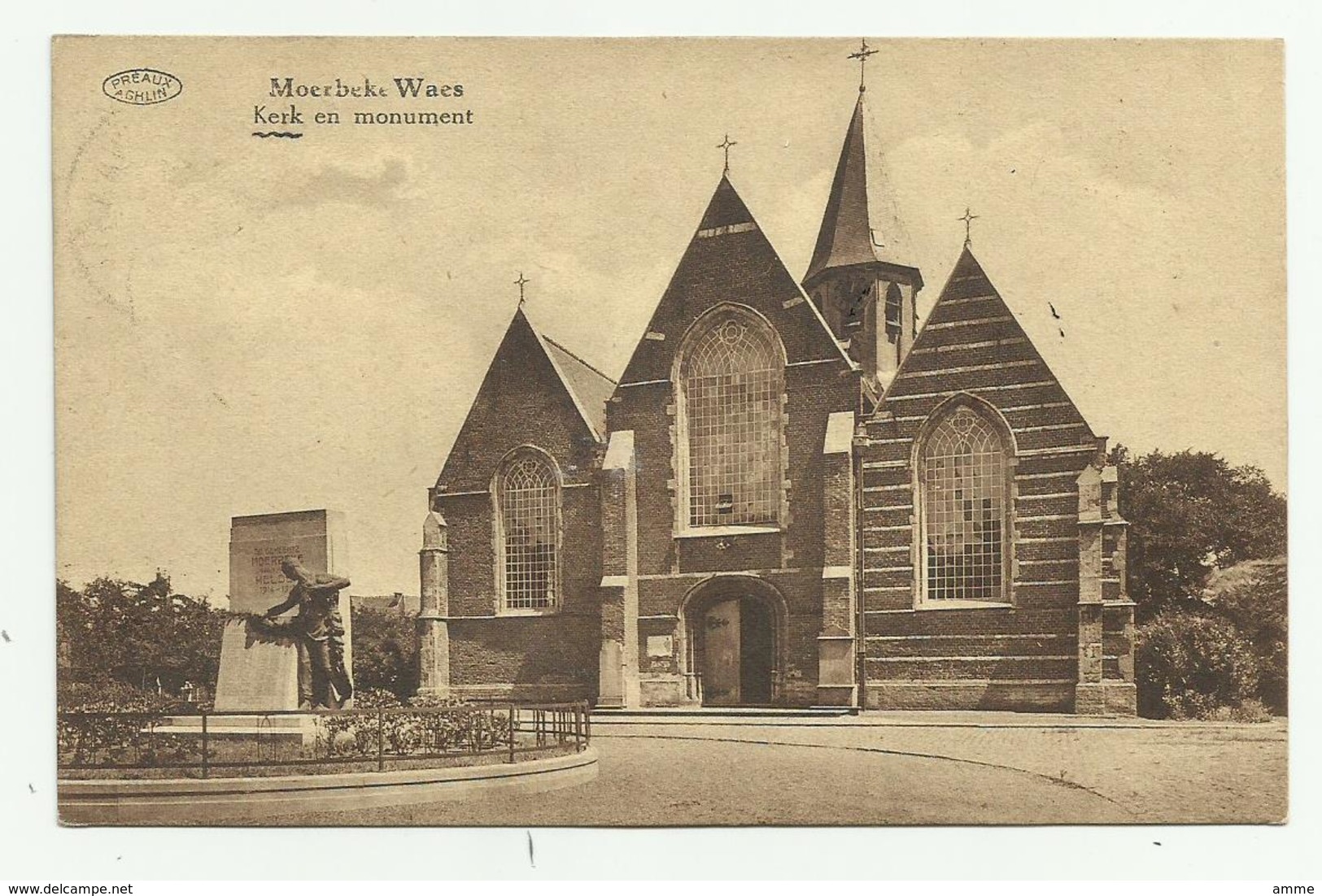 Moerbeke-Waes  *  Kerk En Monument - Moerbeke-Waas