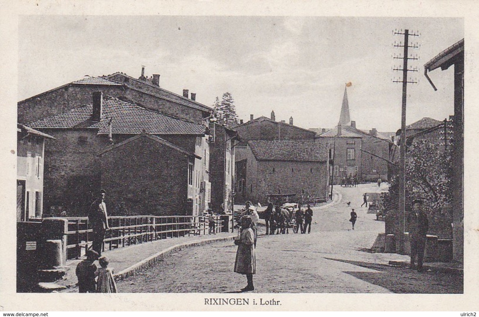 AK Rixingen - Réchicourt-le-Château - Lothringen - 1918 (34145) - Lothringen