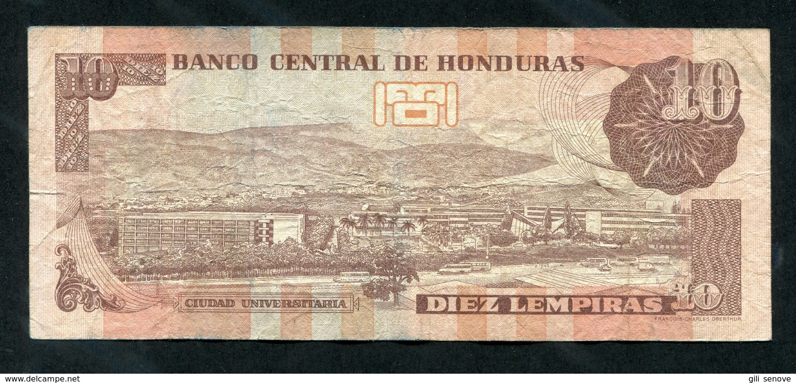 HONDURAS 10 LEMPIRA BANKNOTE, 2004 - Honduras