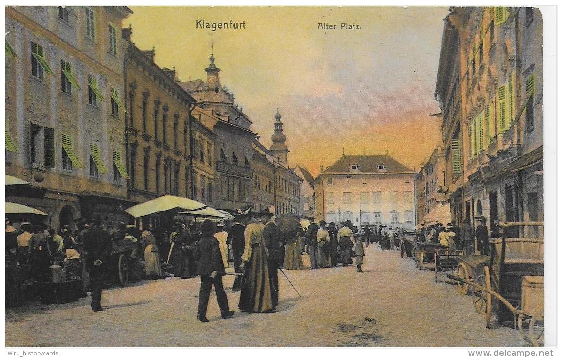 AK 0889  Klagenfurt - Alter Platz / Verlag Leon Sen. Um 1905 - Klagenfurt