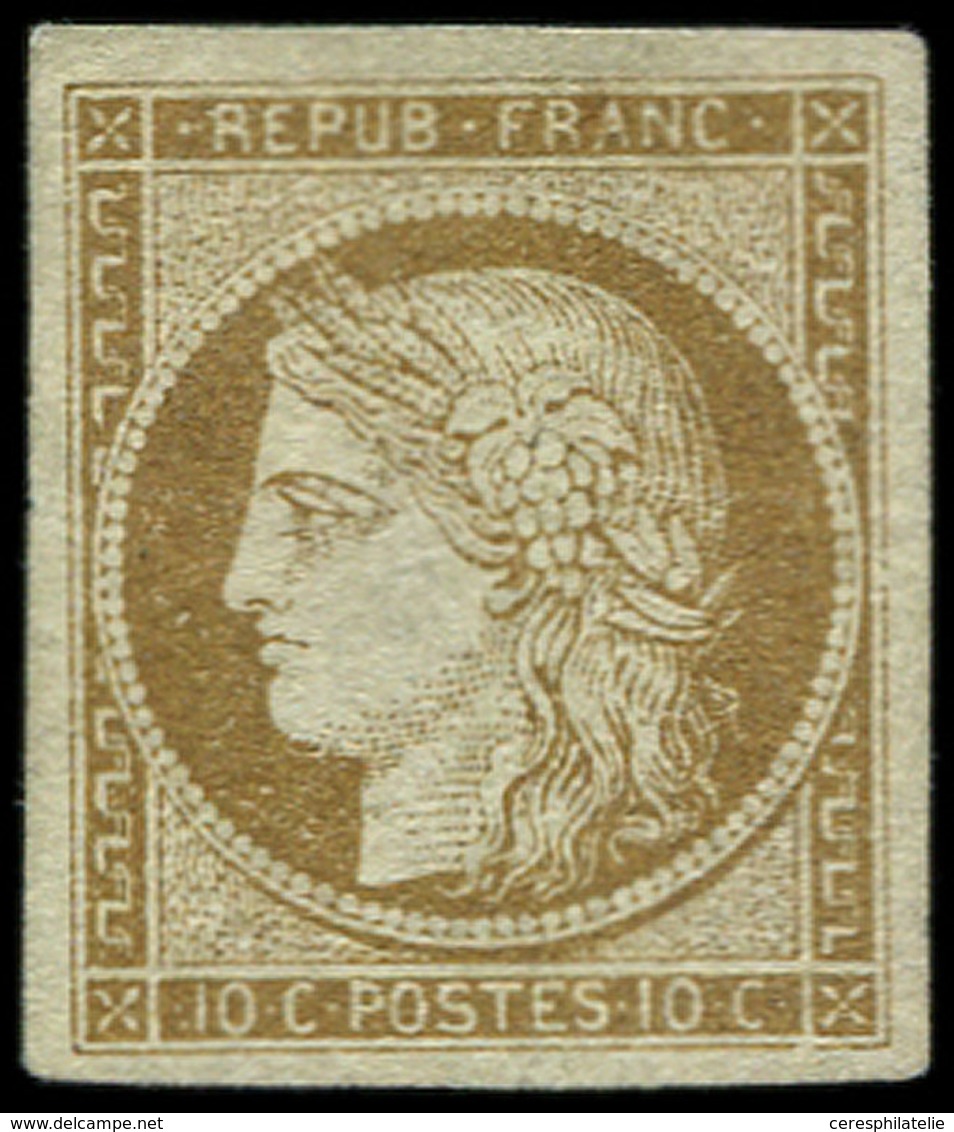 (*) EMISSION DE 1849 1a   10c. Bistre-brun, TB - 1849-1850 Cérès