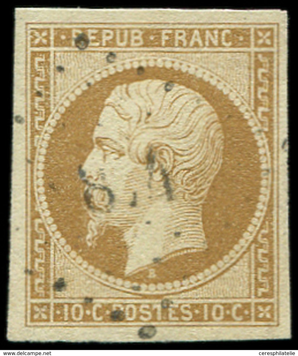 PRESIDENCE 9    10c. Bistre-jaune, Oblitération Légère, TTB - 1852 Luigi-Napoleone