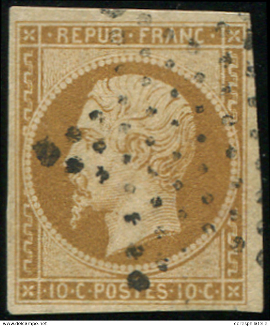PRESIDENCE 9a   10c. Bistre-brun, Obl. ETOILE, TB. J - 1852 Luigi-Napoleone