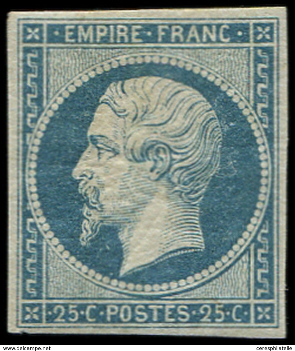 * EMPIRE NON DENTELE 15   25c. Bleu, Frais Et TB - 1853-1860 Napoleon III