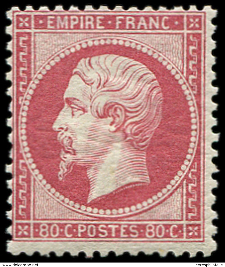 * EMPIRE DENTELE 24c  80c. Rose Clair, TB - 1862 Napoleon III