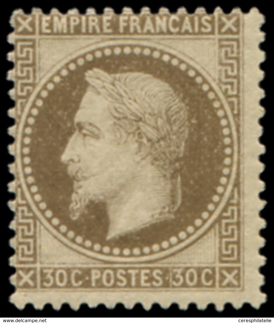 * EMPIRE LAURE 30   30c. Brun, Centrage Courant, Frais Et TB - 1863-1870 Napoleon III With Laurels