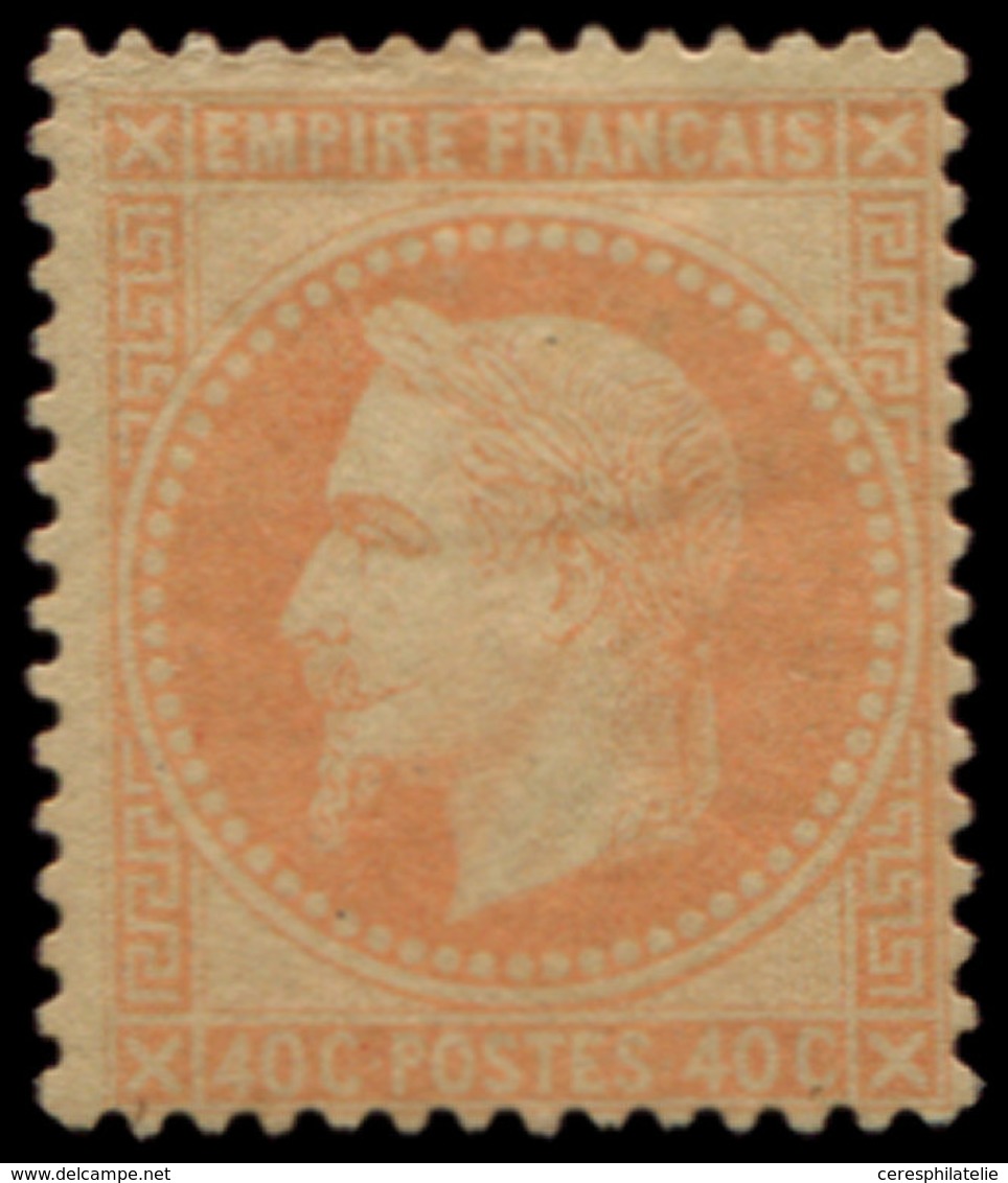 * EMPIRE LAURE 31   40c. Orange, Forte Ch., TB. C - 1863-1870 Napoleon III With Laurels