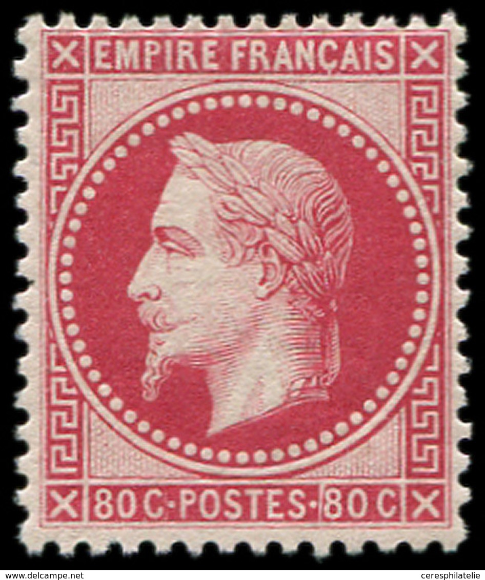 * EMPIRE LAURE 32d  80c. Rose Vif, Très Frais Et TB. Br - 1863-1870 Napoleon III With Laurels